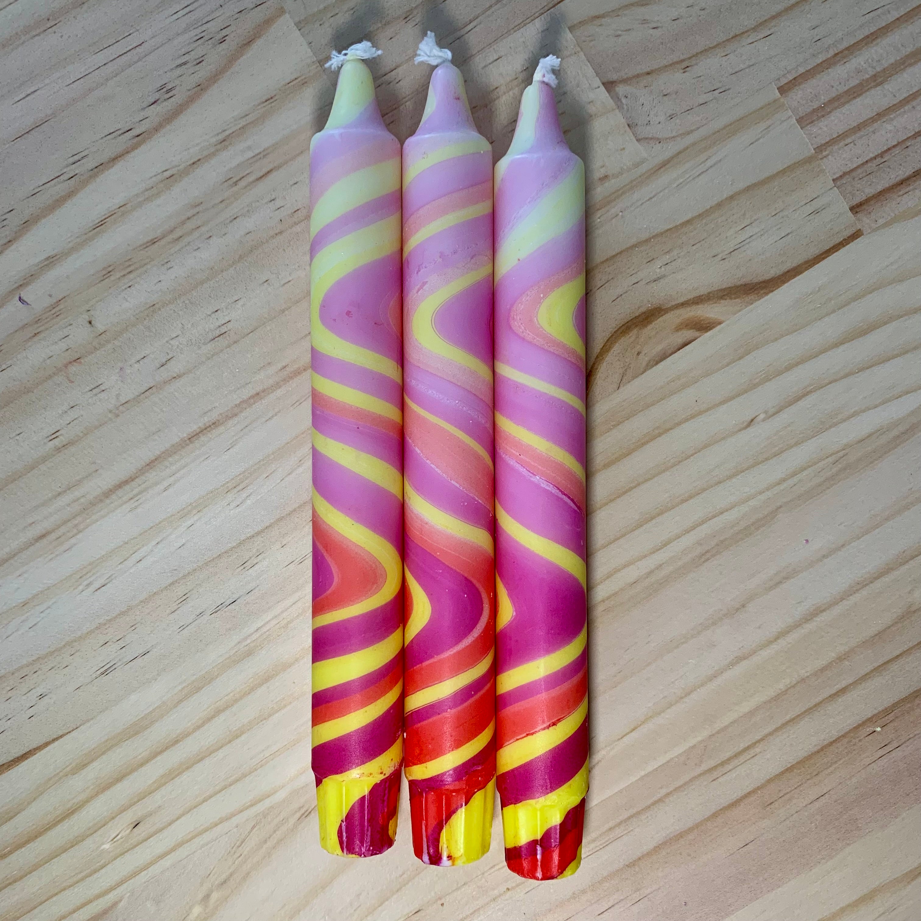 Taper candles - Danish Summer vibes