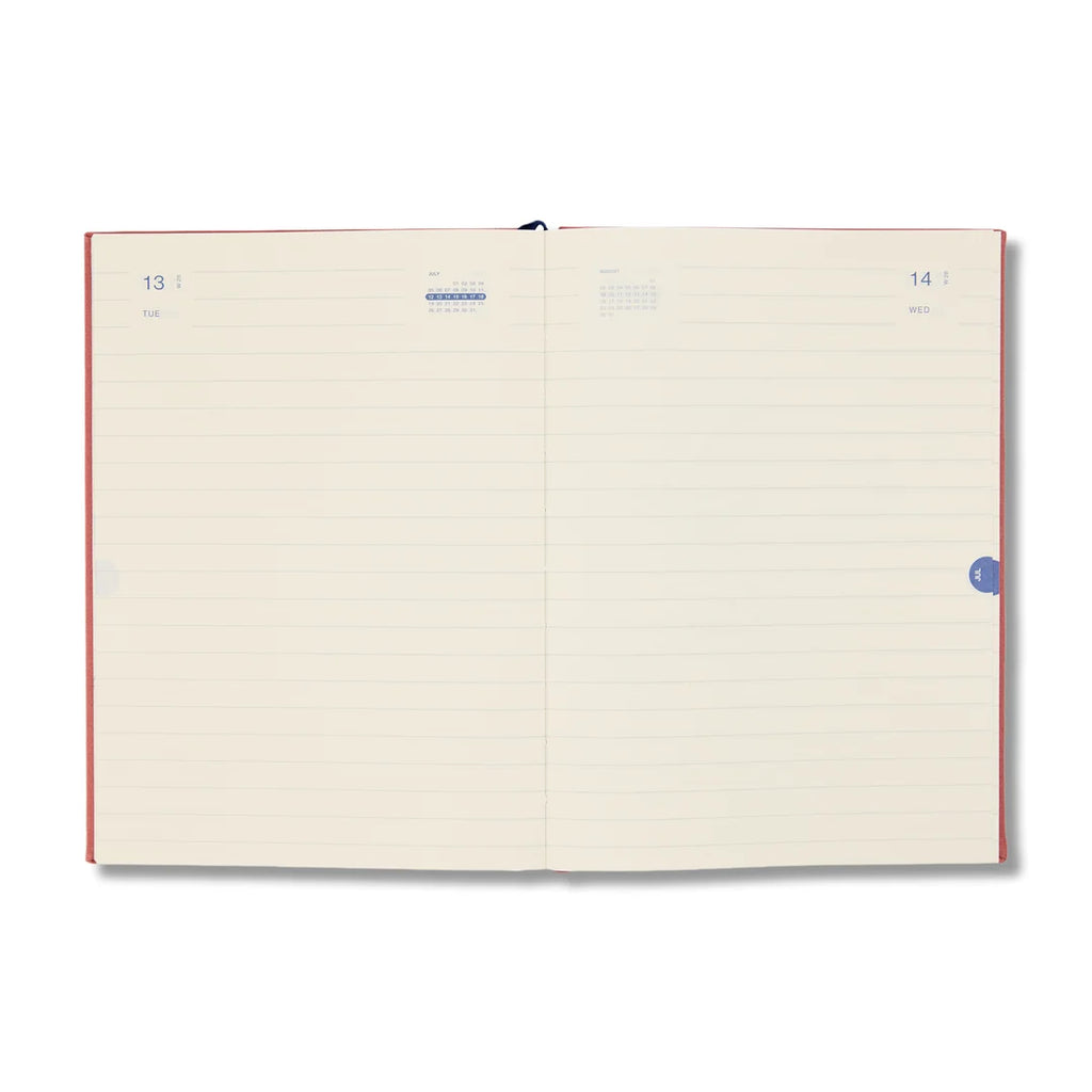 2027 STUDIO MILLIGRAM Daily Ruled A5 Diary - Navy