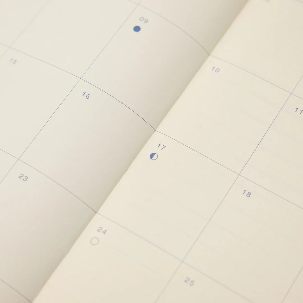 2027 STUDIO MILLIGRAM Daily Ruled A5 Diary - Navy