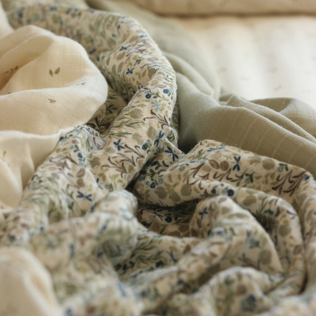 Muslin Swaddle - Riverbank Print