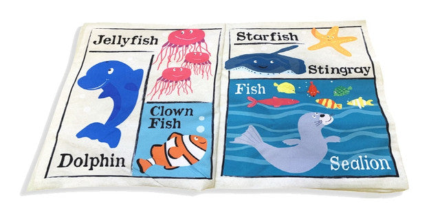 Crinkly Cloth Newspaper - Under the Sea