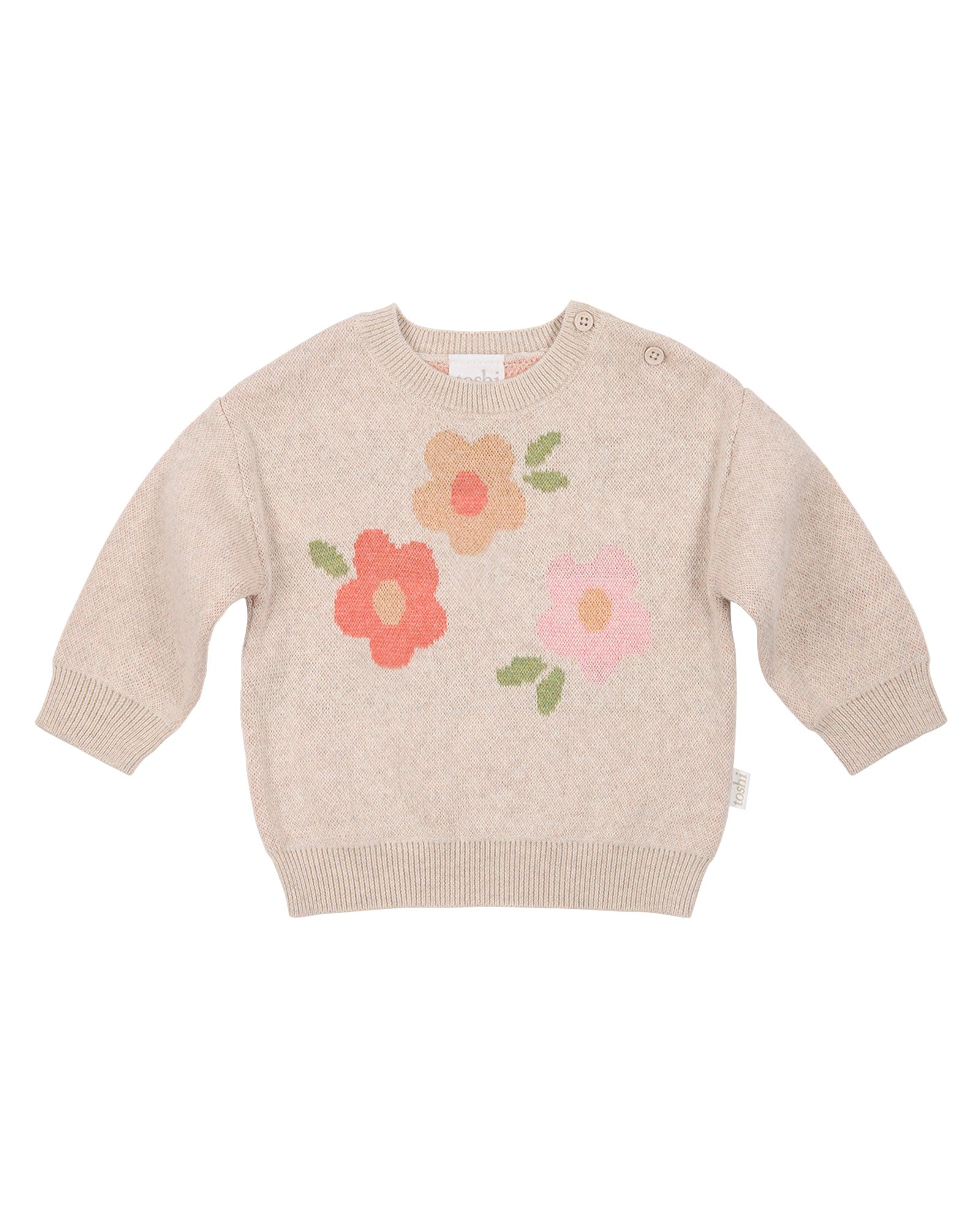 Organic Pullover Knit - Rosie Posie