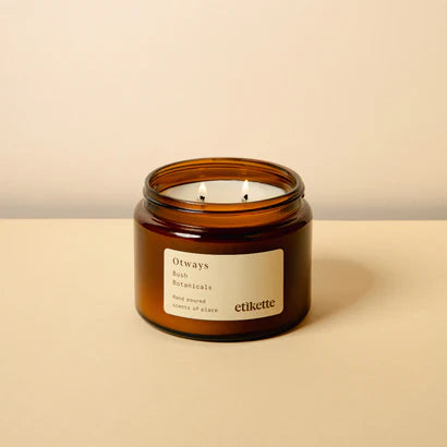 Etikette 'Otways' Hand Poured Soy Wax Candle