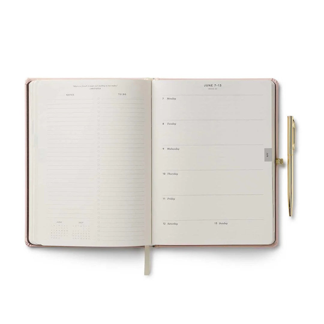 2027 RIFLE PAPER Weekly 12 month Hardcover Planner with Pen - Paisley