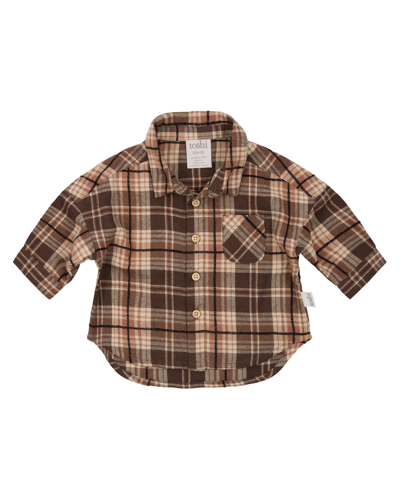 Baby Flannel Shirt - Plaid