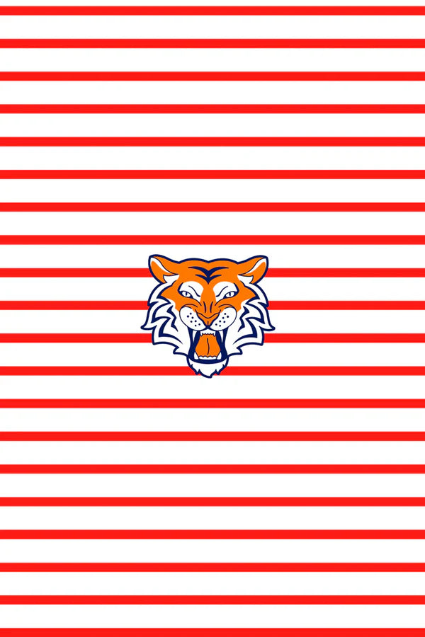 Kids' Red Stripe Tiger Tee