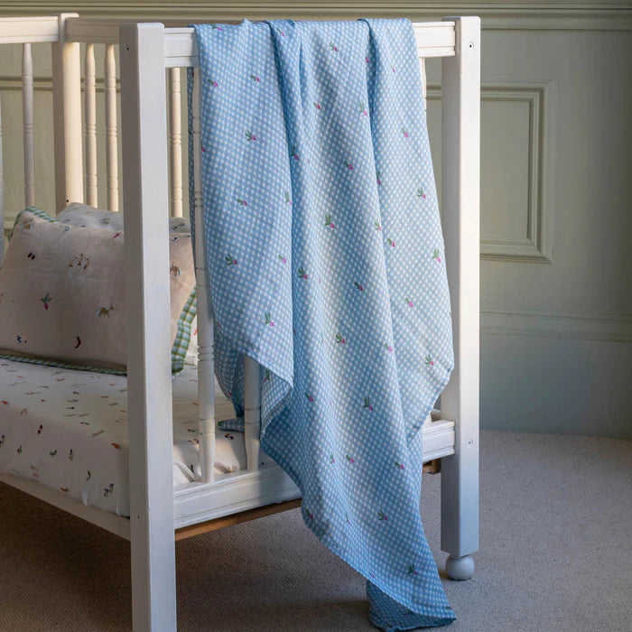 Extra Large Organic Baby Muslin - Radish