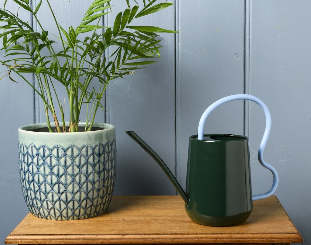 Burgon & Ball Scalloped Watering Can - Heritage Green