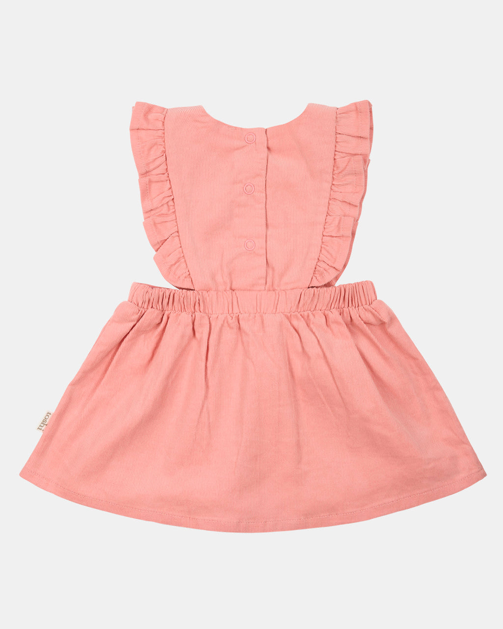 Baby Pinafore Corduroy - Dusty Rose