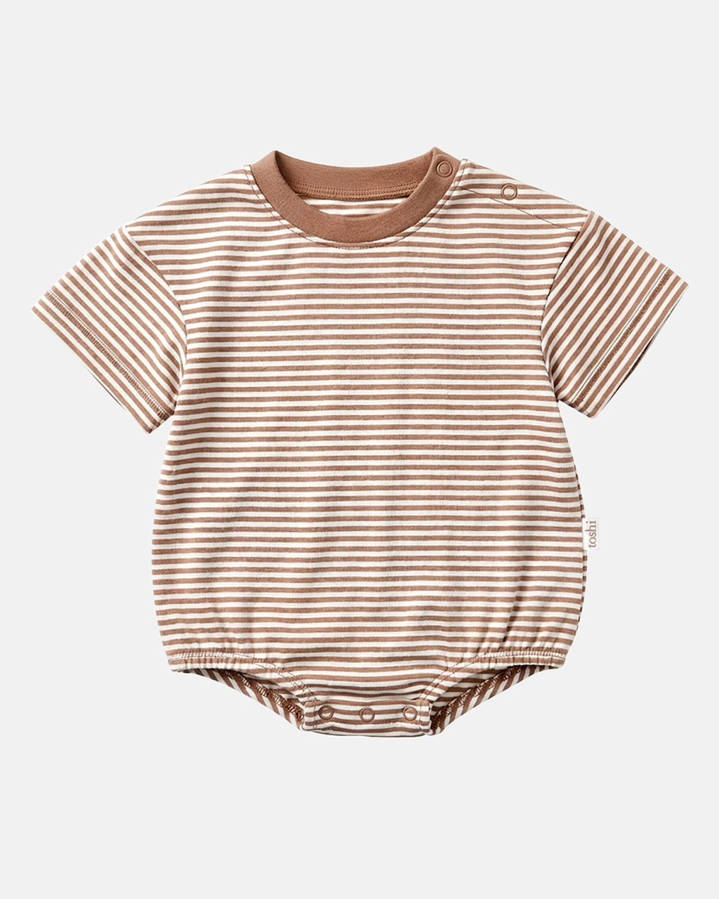 Onesie S/S Bubble Mini Mocha