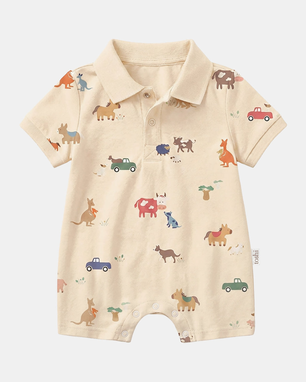 Onesie S/S Polo Arcadia Station Hands