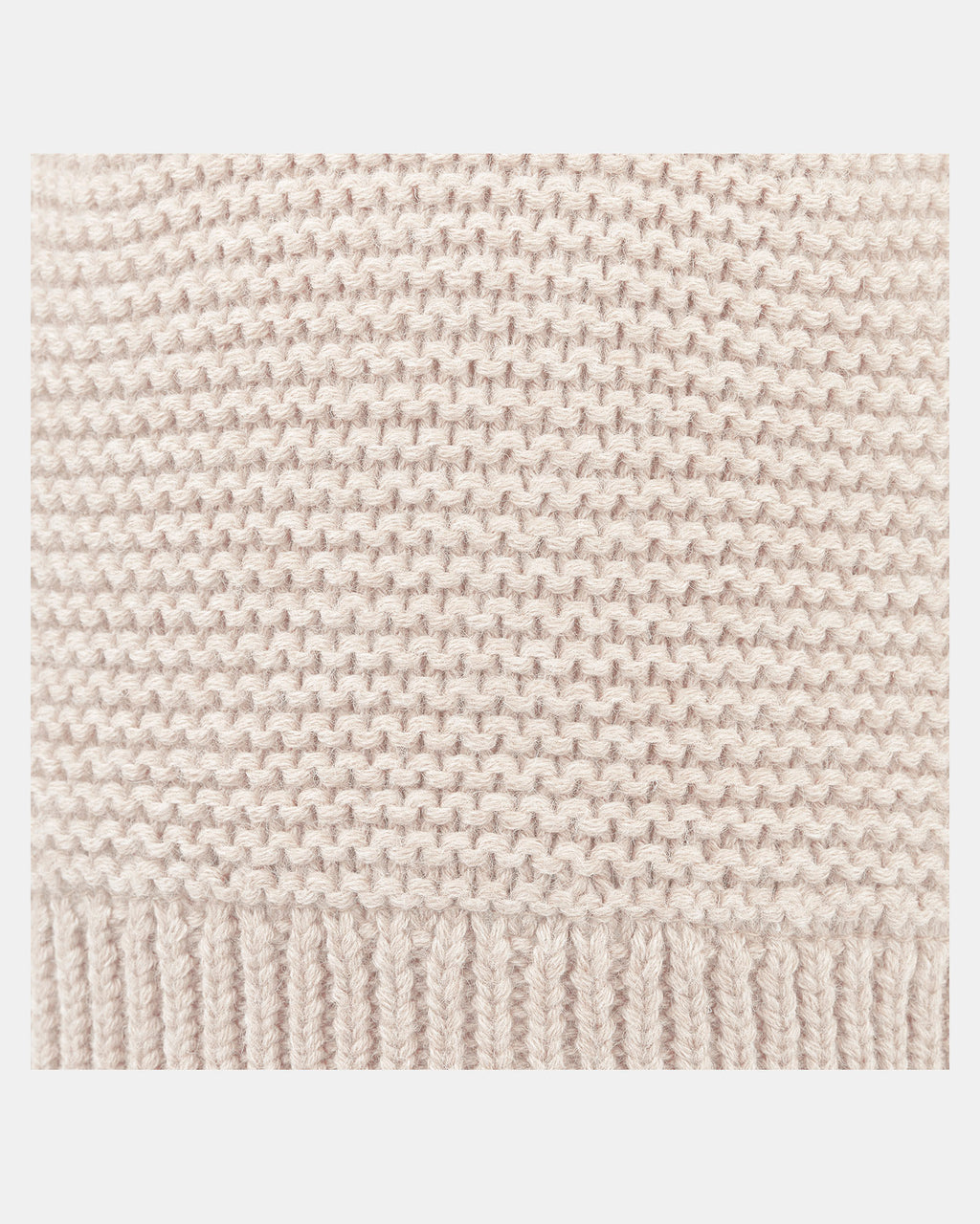 Organic Beanie Snowy Oatmeal