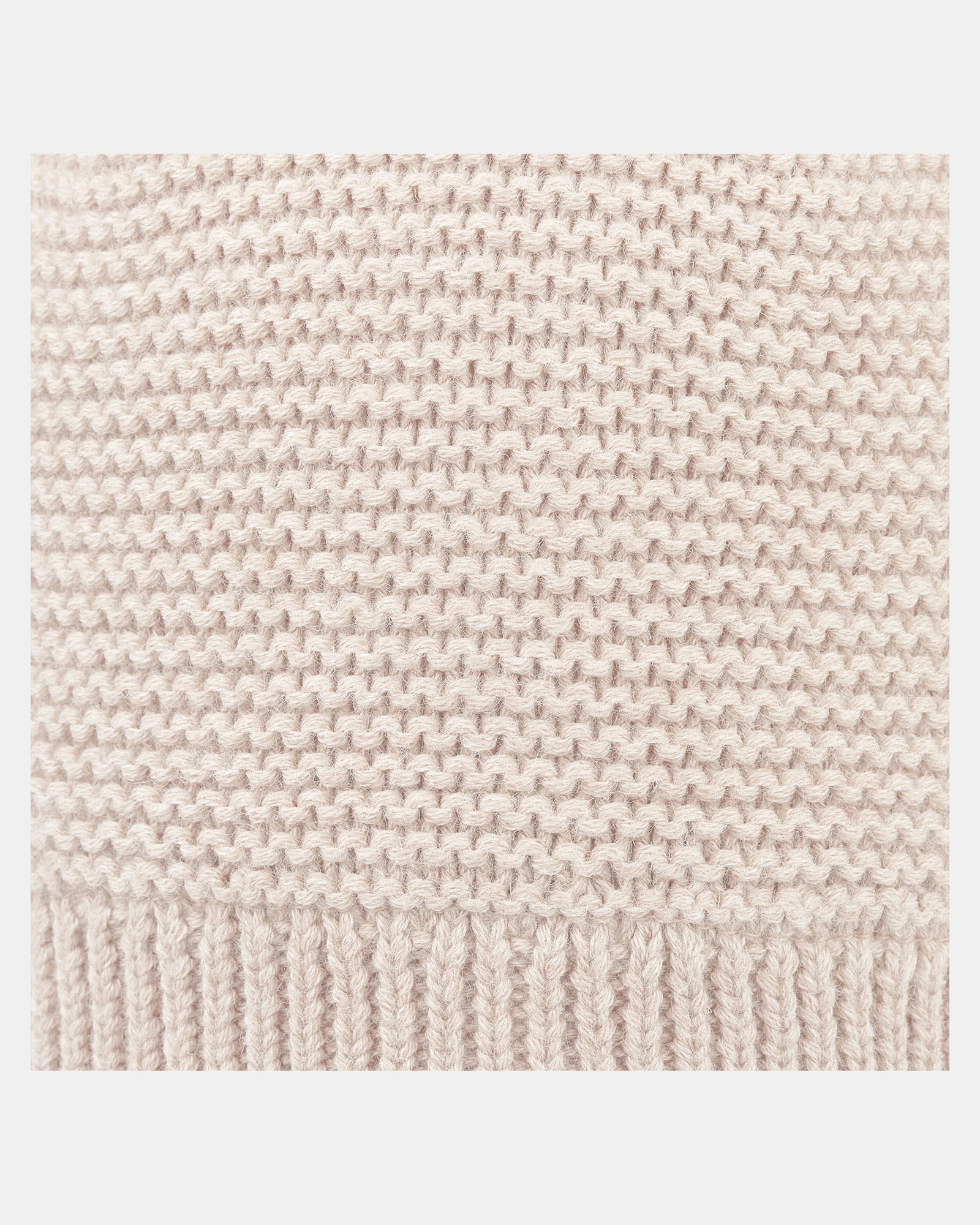 Organic Beanie Snowy Oatmeal
