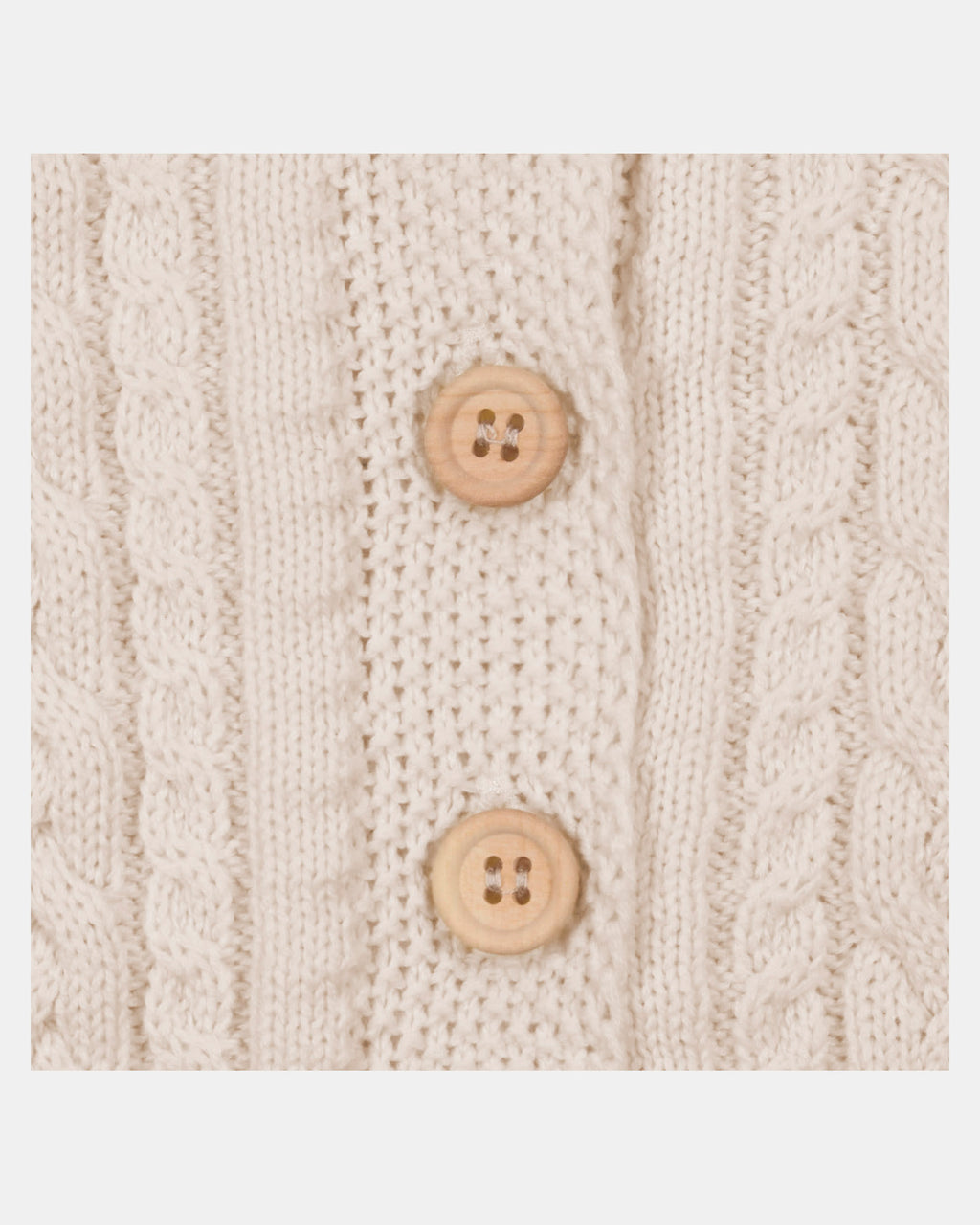 Organic Cardigan Yummy Oatmeal