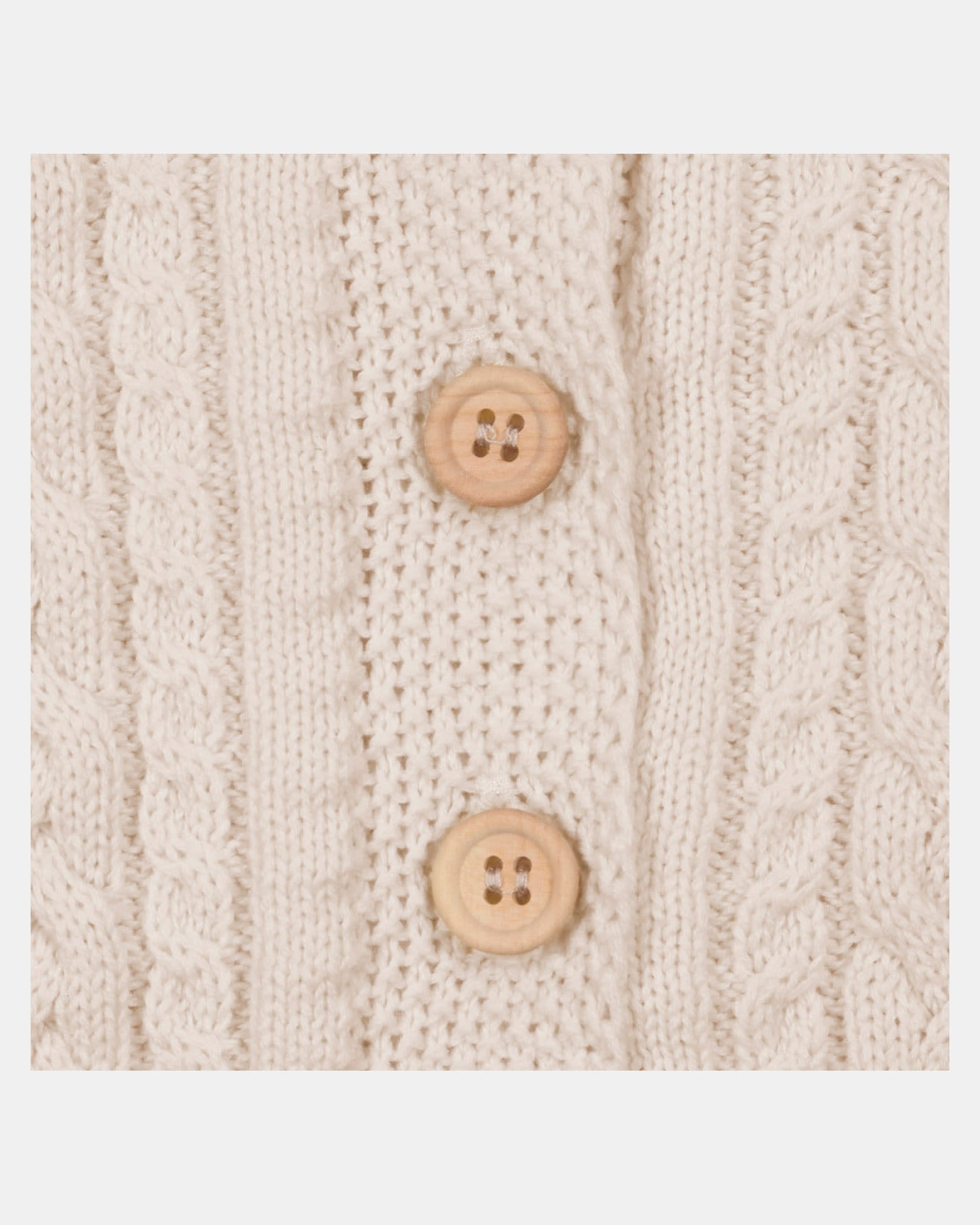 Organic Cardigan Yummy Oatmeal