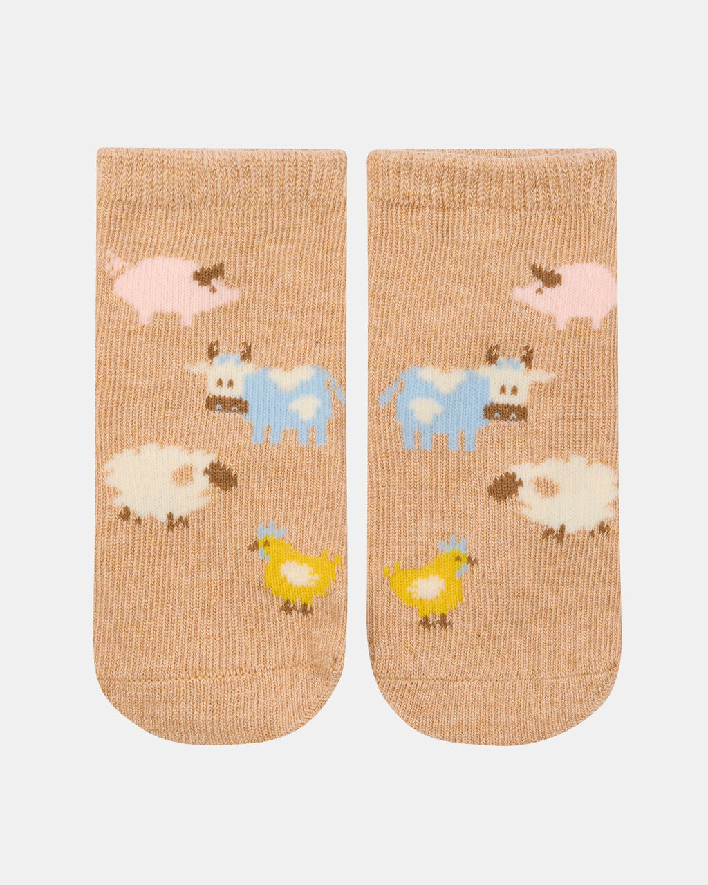 Organic Socks Ankle Jacquard Farm Buddies