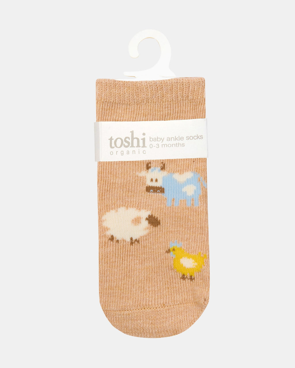 Organic Socks Ankle Jacquard Farm Buddies