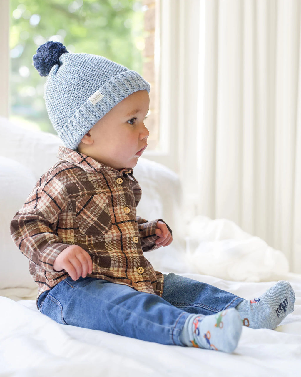 Baby Flannel Shirt - Plaid