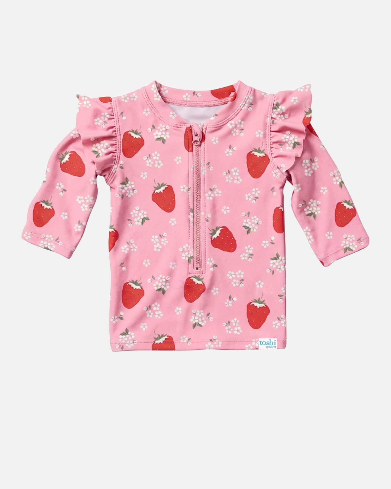 Swim Rashie L/S Twinkle Strawberry