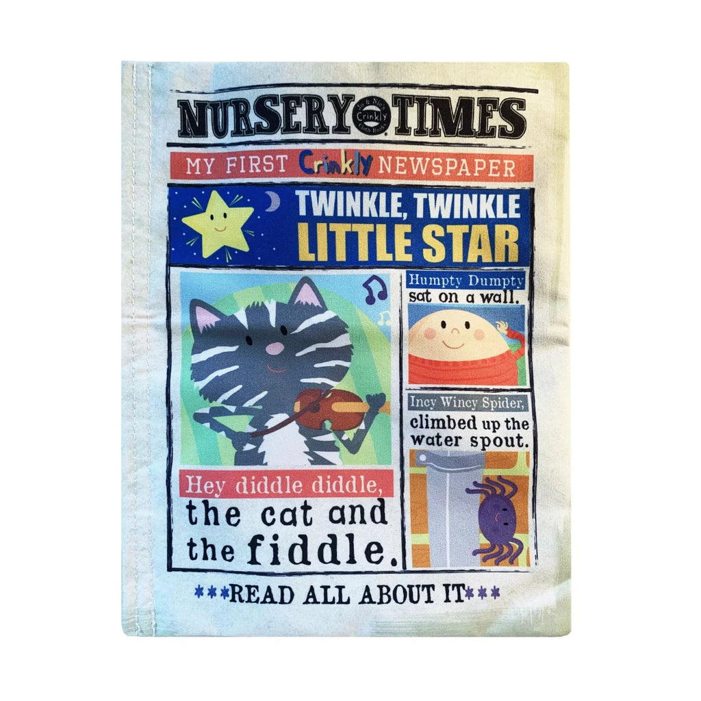 Crinkly Cloth Newspaper - Nursery Rhymes