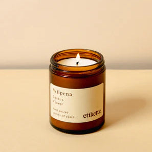 Etikette 'Wilpena' Hand Poured Soy Wax Candle