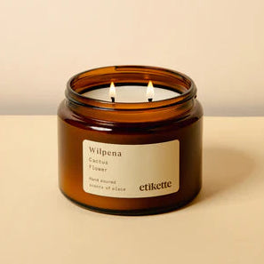 Etikette 'Wilpena' Hand Poured Soy Wax Candle