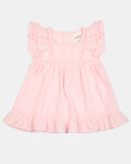 Sammy Cheesecloth Dress - Blossom Pink
