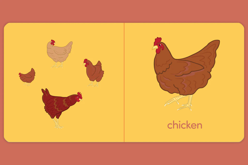 Animals on the Farm Board Book