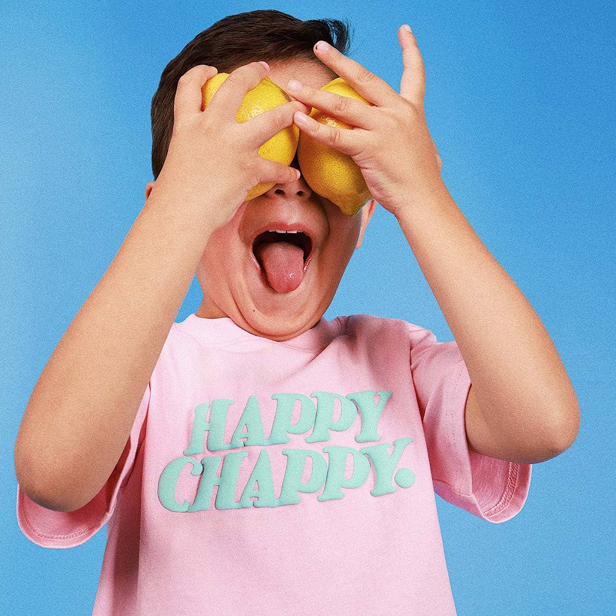 Happy Chappy Kids Slang Tee in Musk