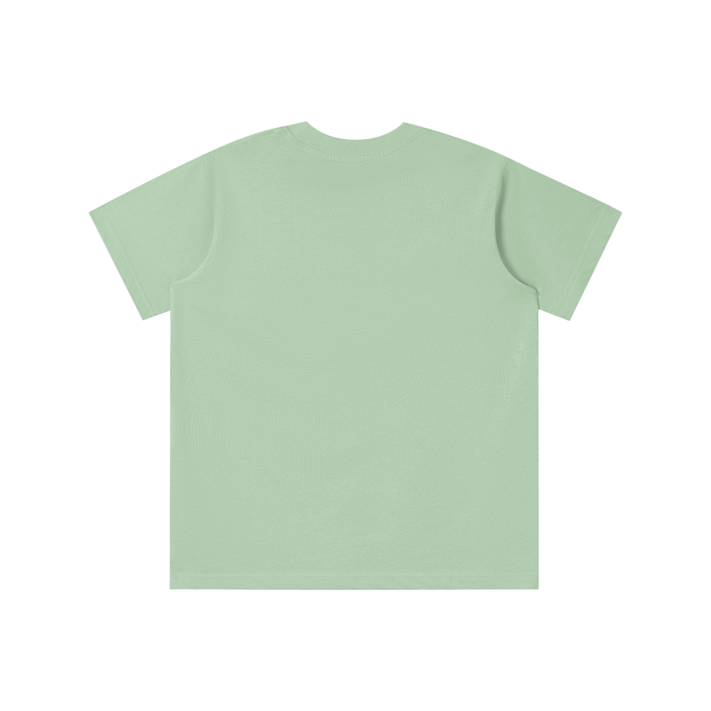 Kids Howdy Partner Logo Tee - Sage/Cornflower