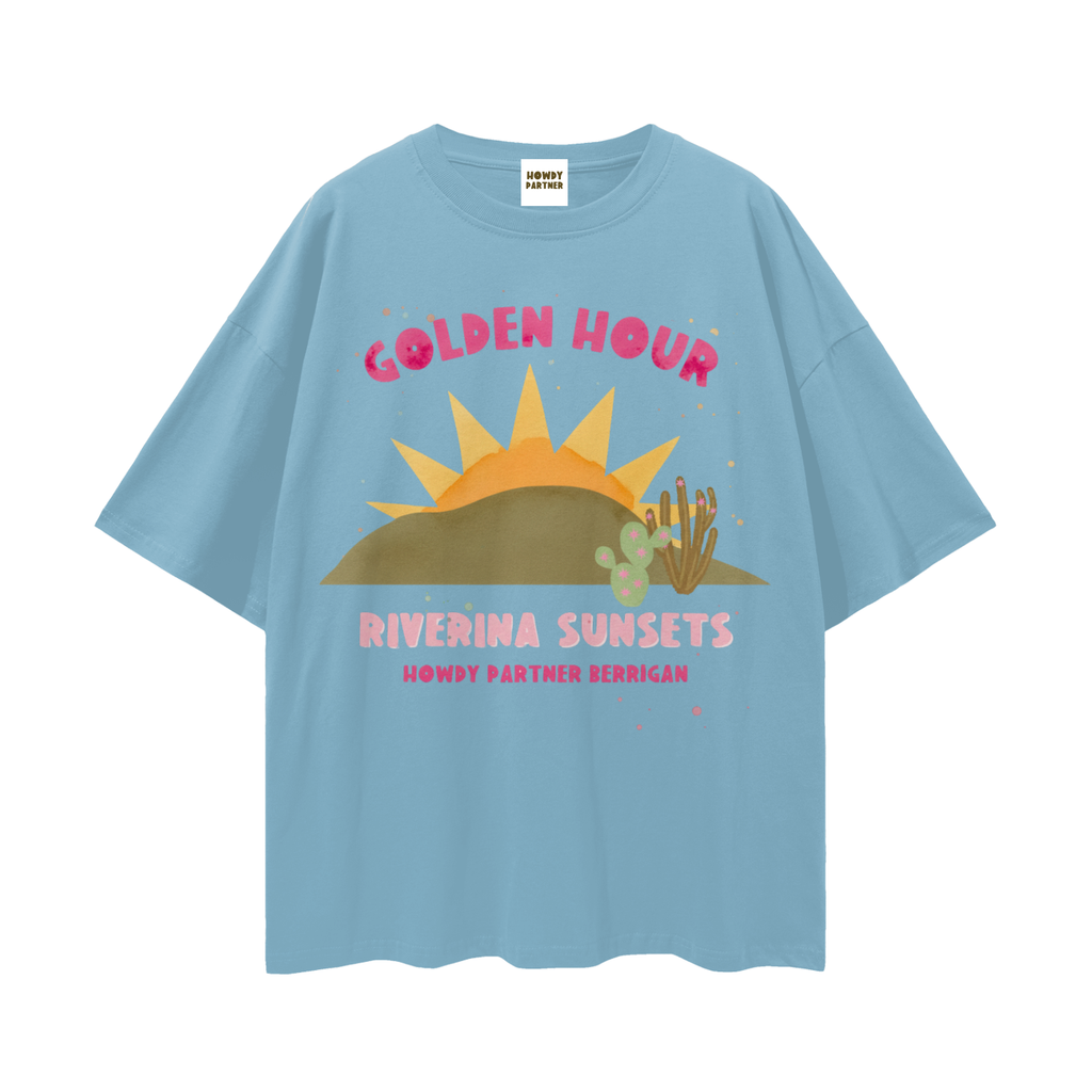 Berrigan Golden Hour - Oversized Tee