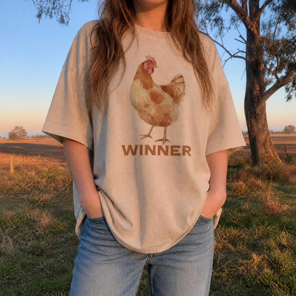 'Winner' Boxy Cotton T-Shirt