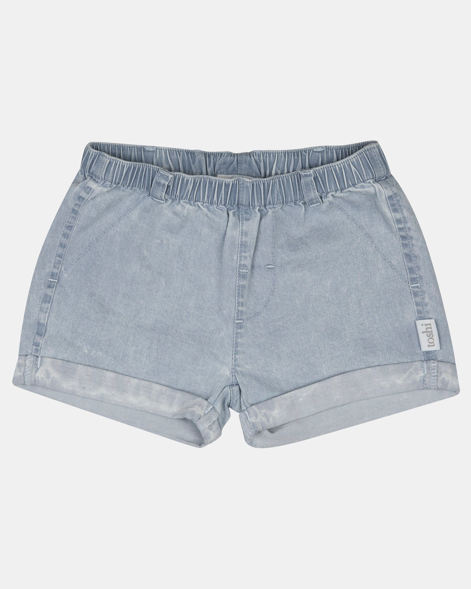 Chambray Baby Shorts