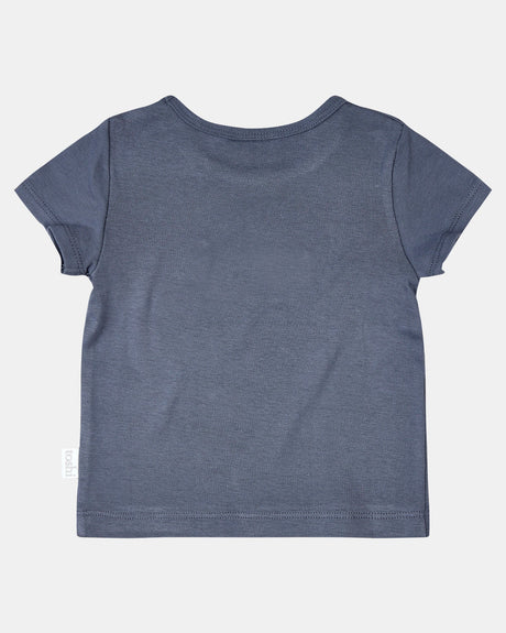 Organic Cotton Logo Tee - Moonlight