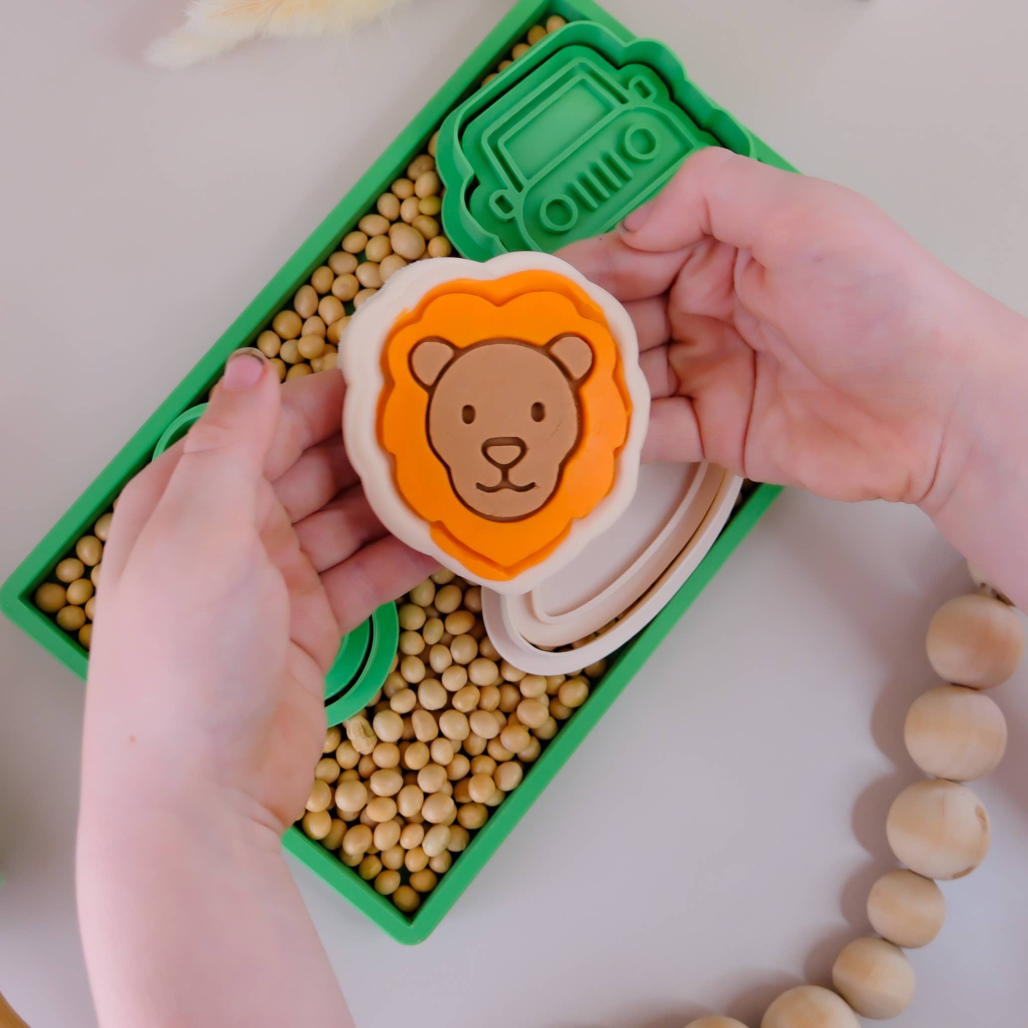 Eco Playdough Stamp | Safari Lion
