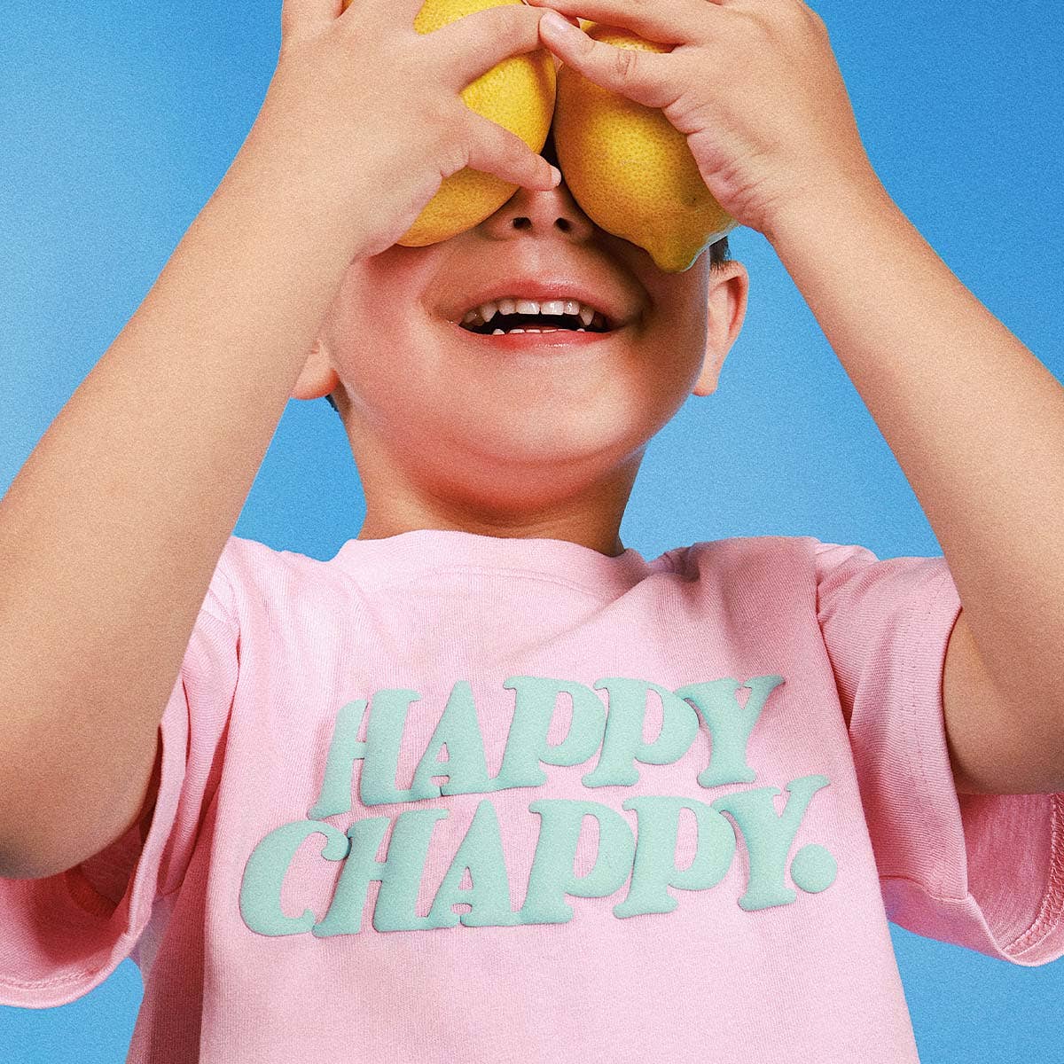 Happy Chappy Kids Slang Tee in Musk