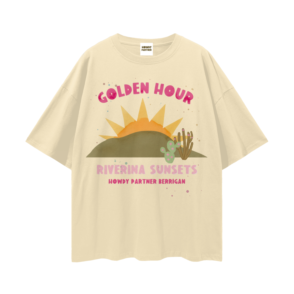 Berrigan Golden Hour - Oversized Tee