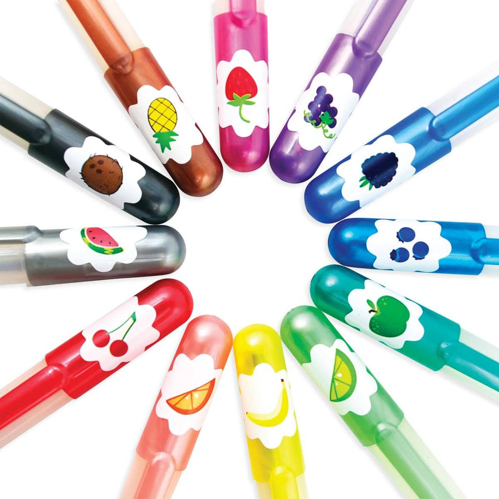 Glitter Scented Gel Pens 12 pack