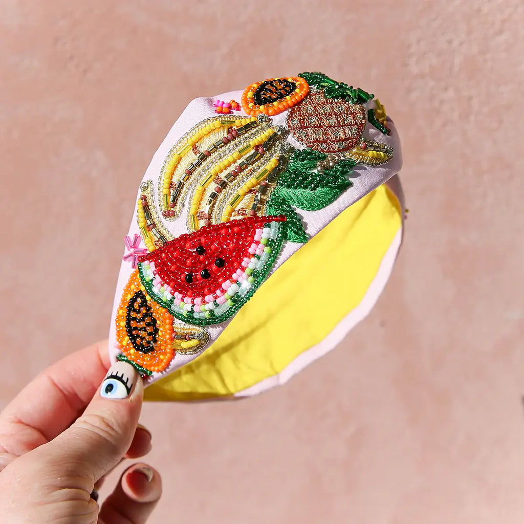 Fruit Salad Headband Pink