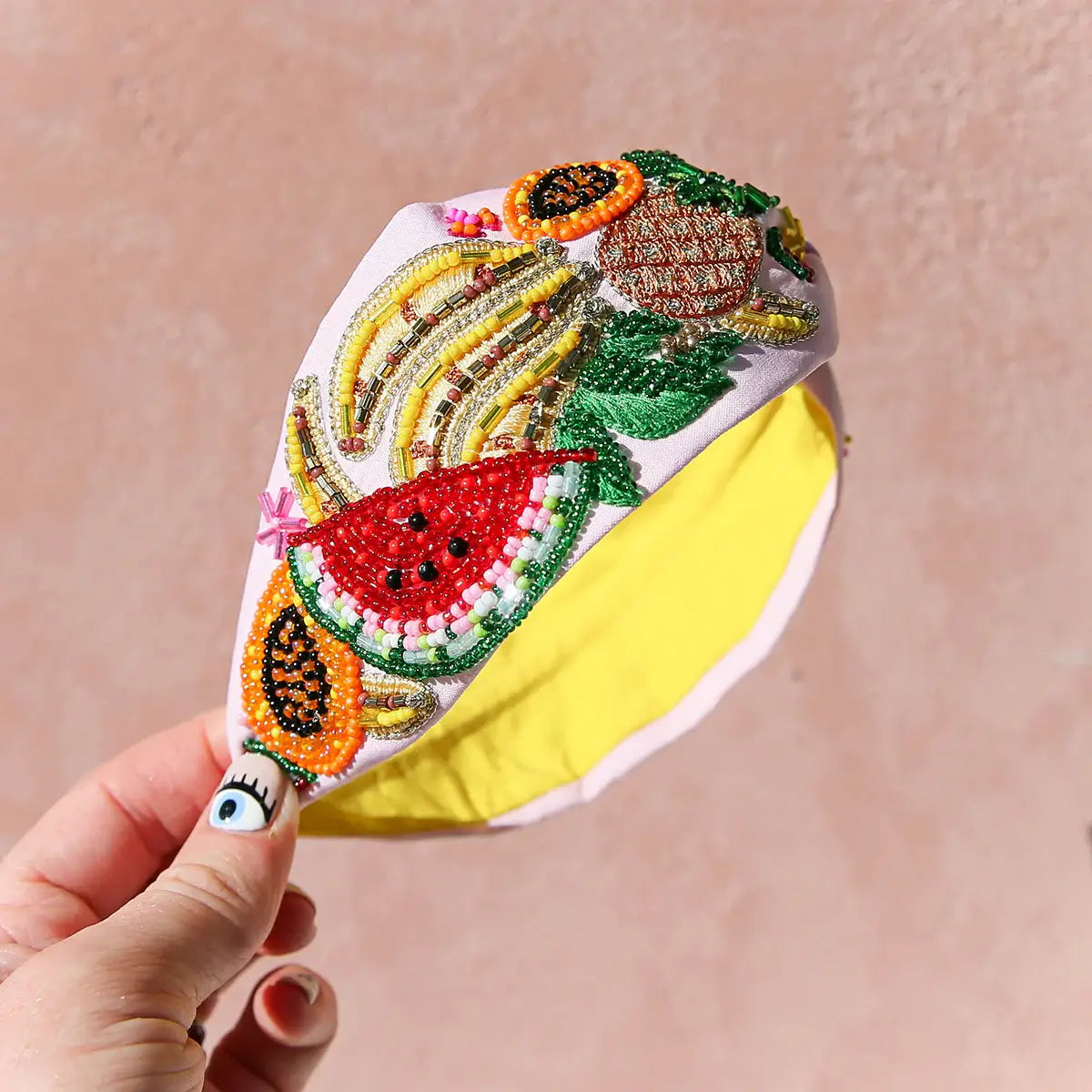 Fruit Salad Headband Pink
