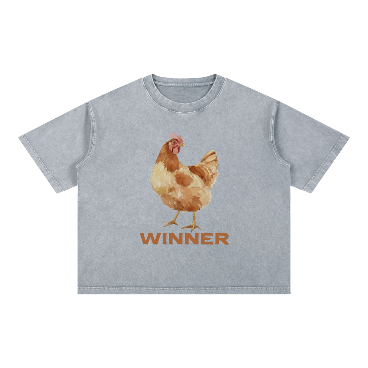 'Winner' Boxy Cotton T-Shirt