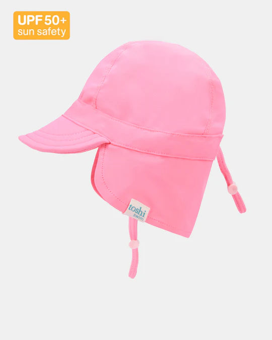 Toshi SWIM Flap Cap - Watermelon Pink