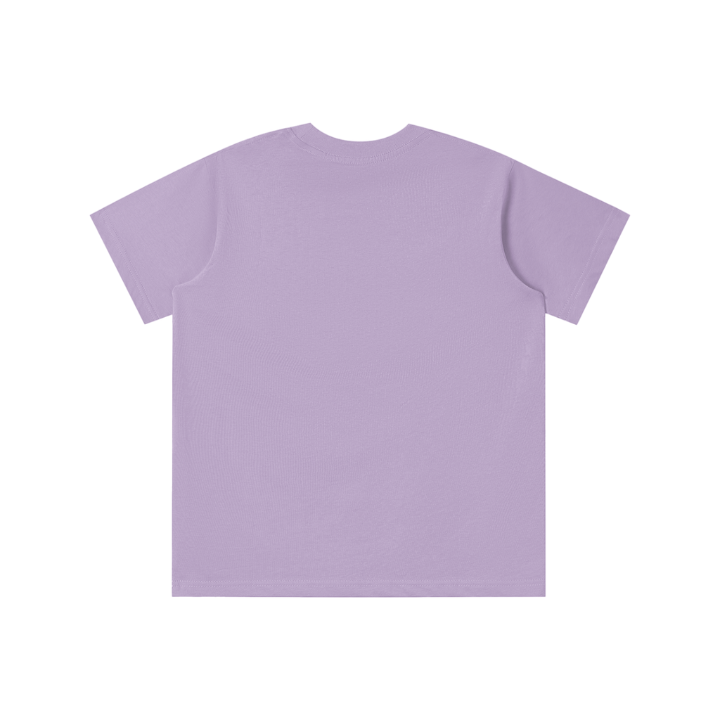 Kids Howdy Partner Logo Tee - Mauve/Aqua