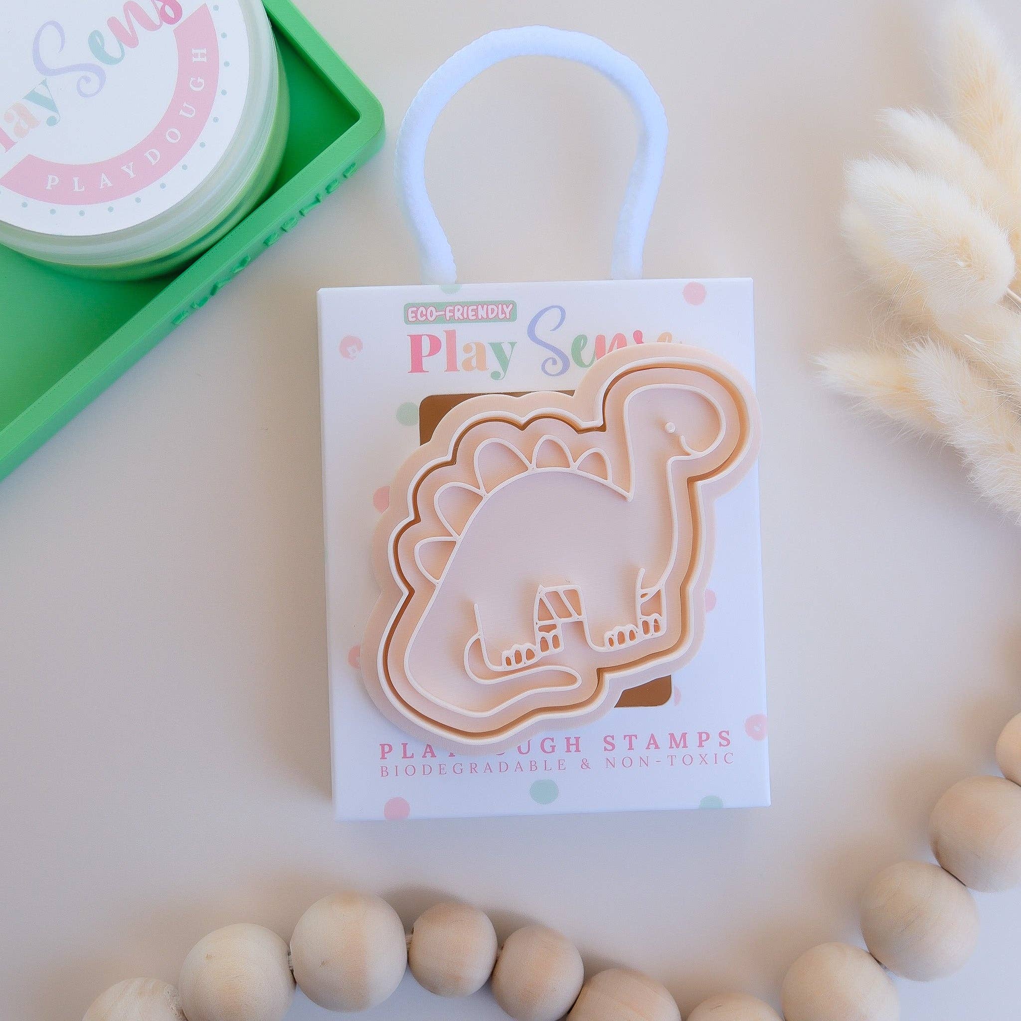 Eco Playdough Stamp | Dinosaurs | Stegosaurus