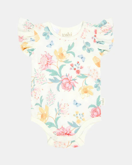 Waratah Frill Onesie