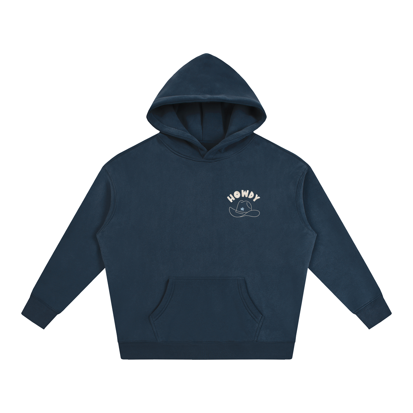Howdy Hat Oversized Unisex Hoodie