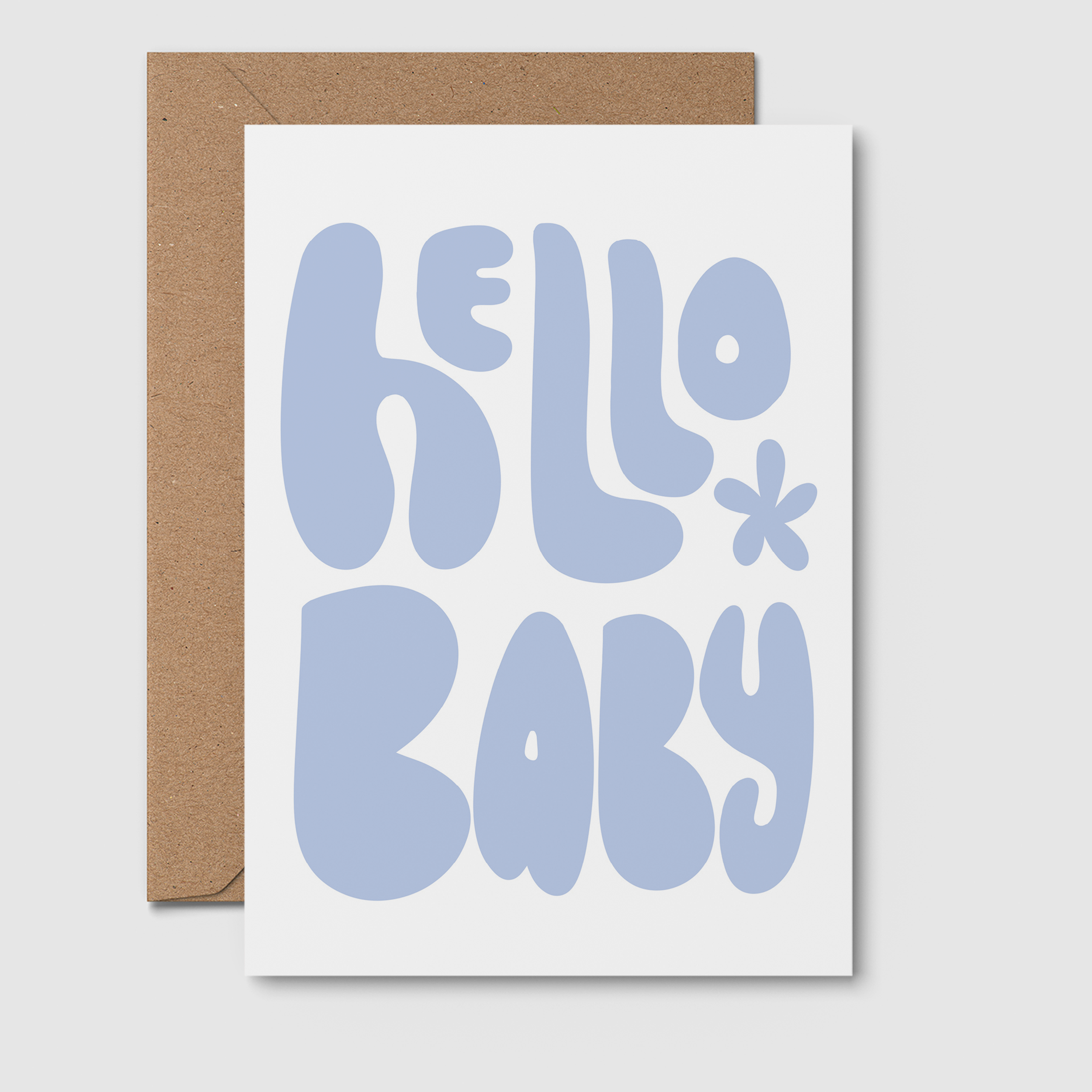 Hello Baby Greeting Card | Newborn Card | Baby Shower Card