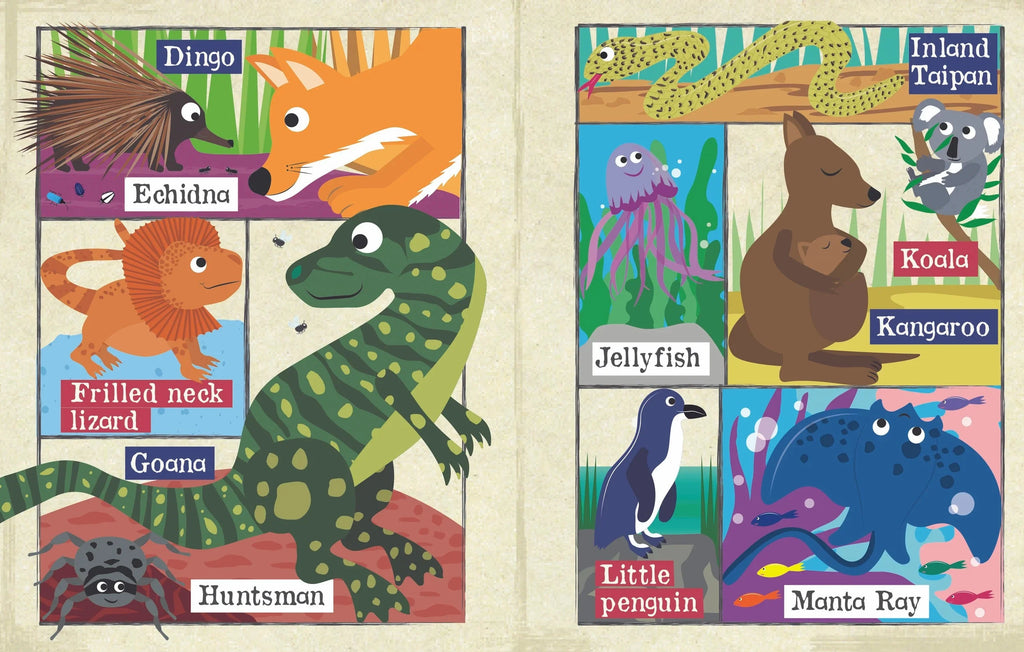 Crinkly Cloth Newspaper - Aussie Animals
