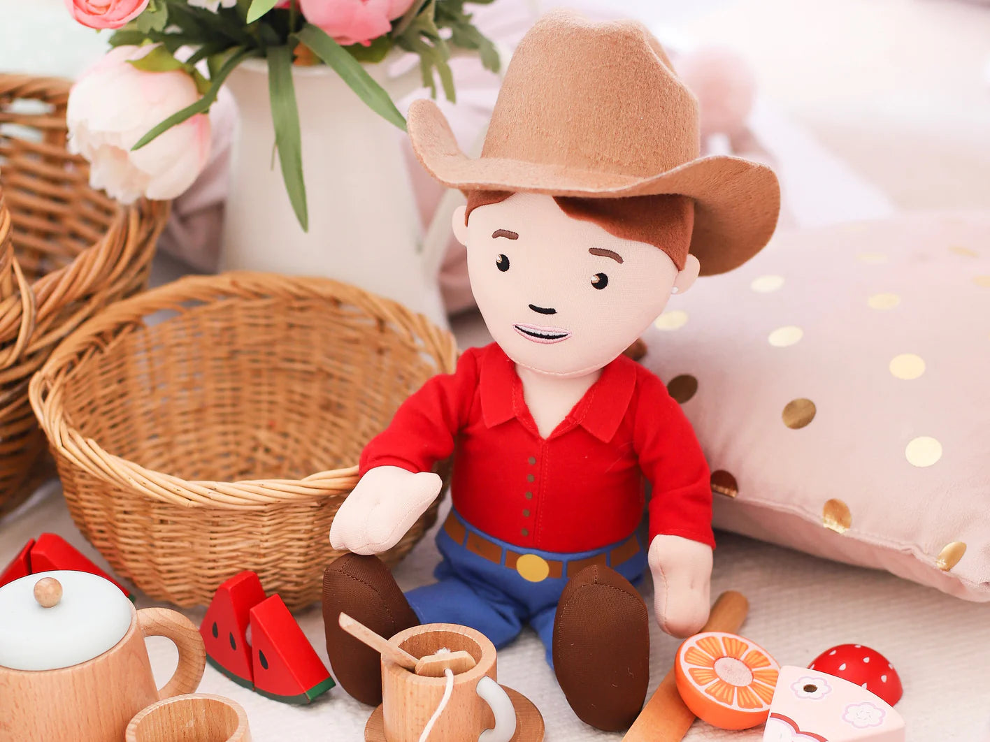 George the Farmer Cuddle Doll
