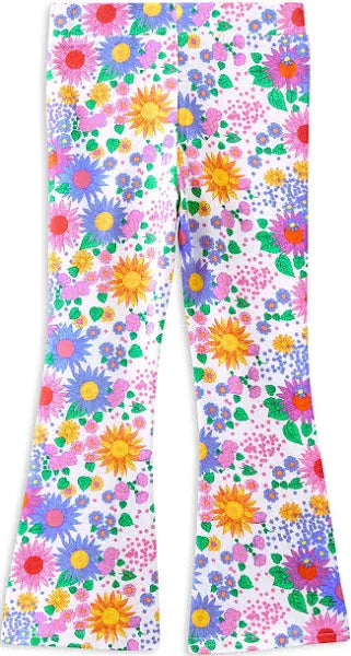 Girls Sunshine Floral Flares